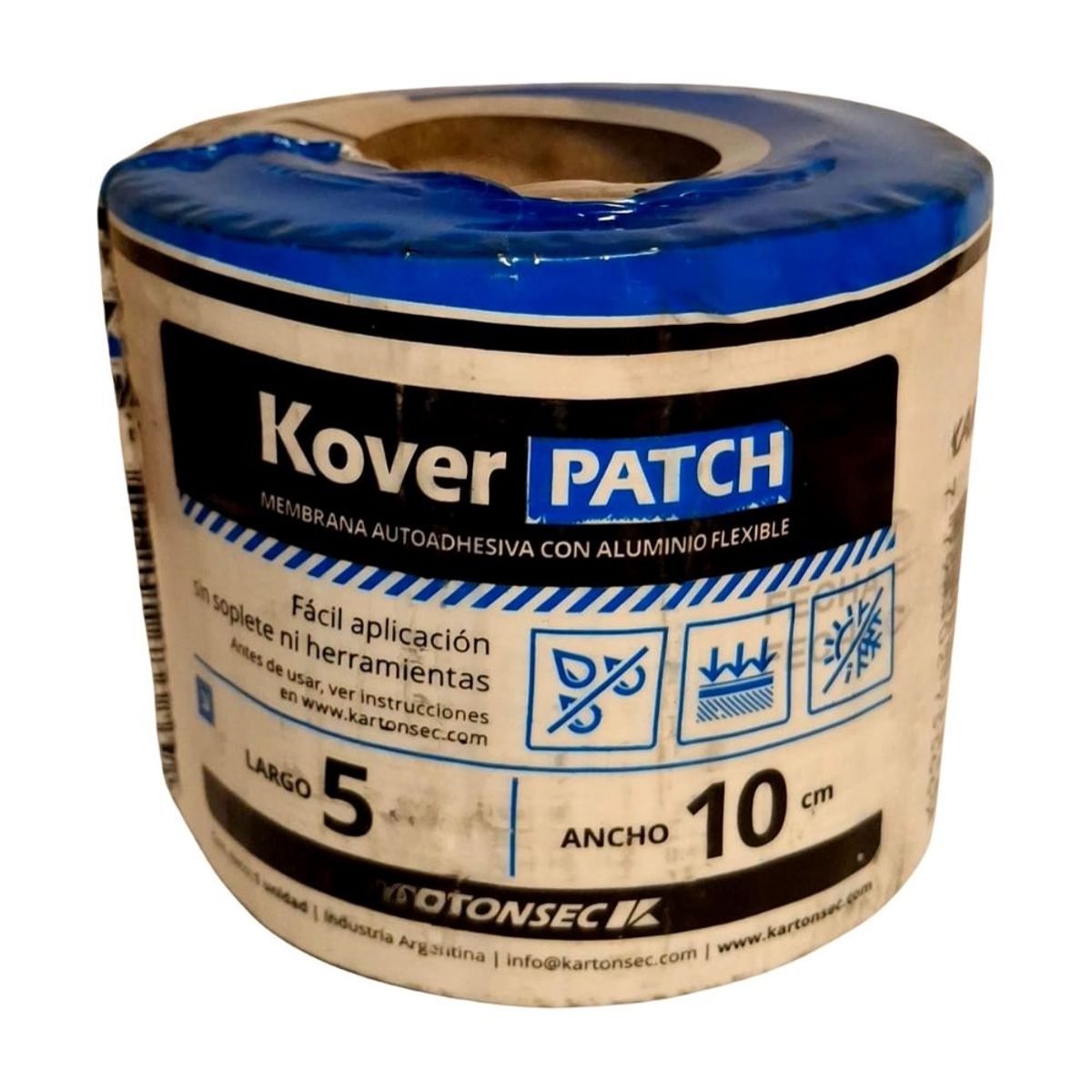 GENERICO - MEMBRANA ASFÁLTICA AUTOADHESIVA KOVERTECH 10X5 MT