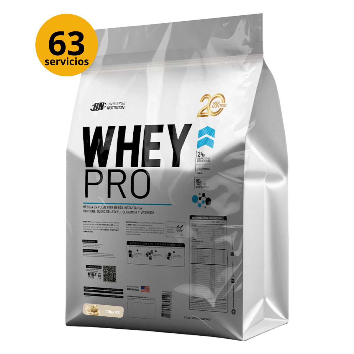 UNIVERSE NUTRITION - WHEY PRO DE 5kg GALLETA - PROTEÍNA WHEY