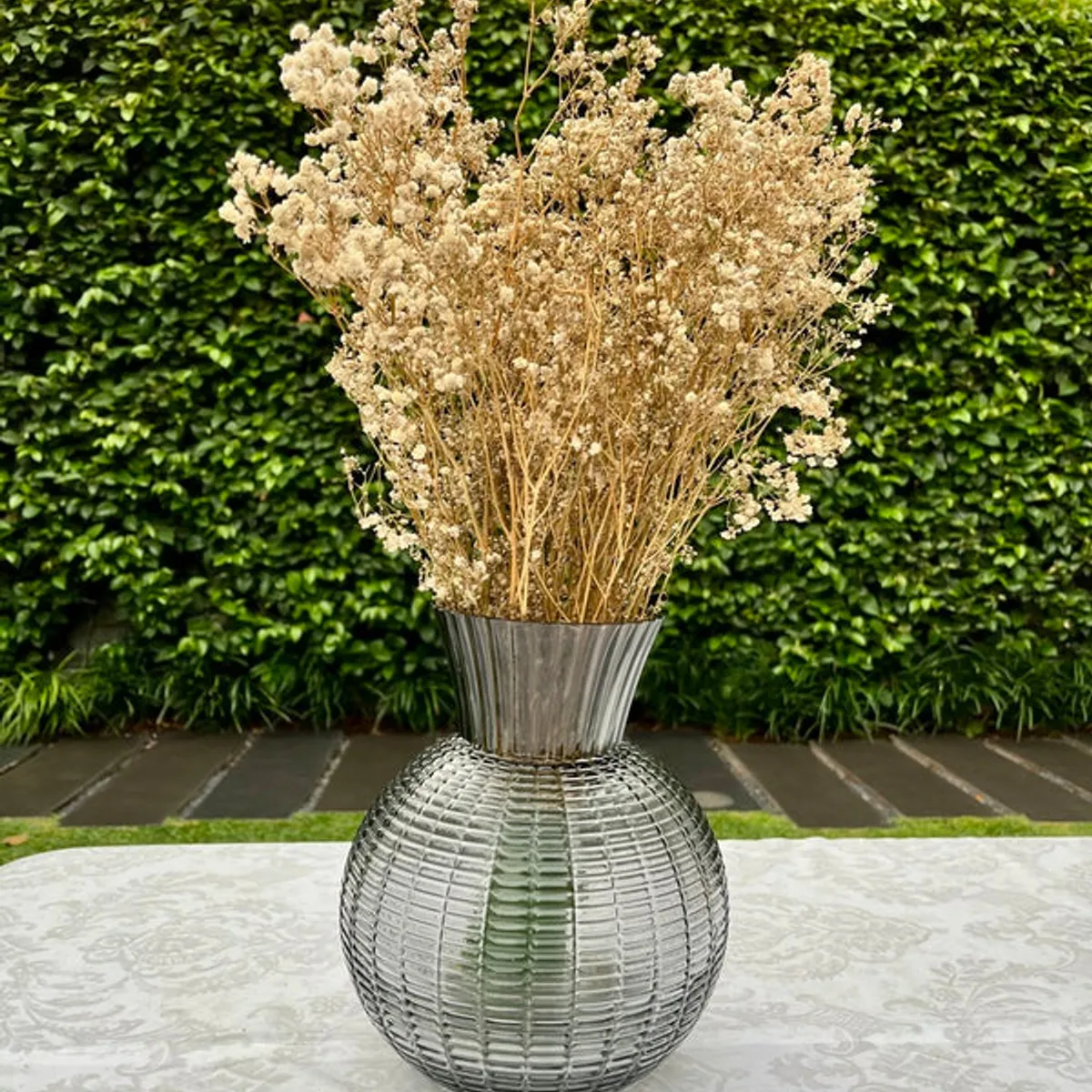 PIA COPELLO STORE - Florero esfera gris 1620 Pia Copello Store