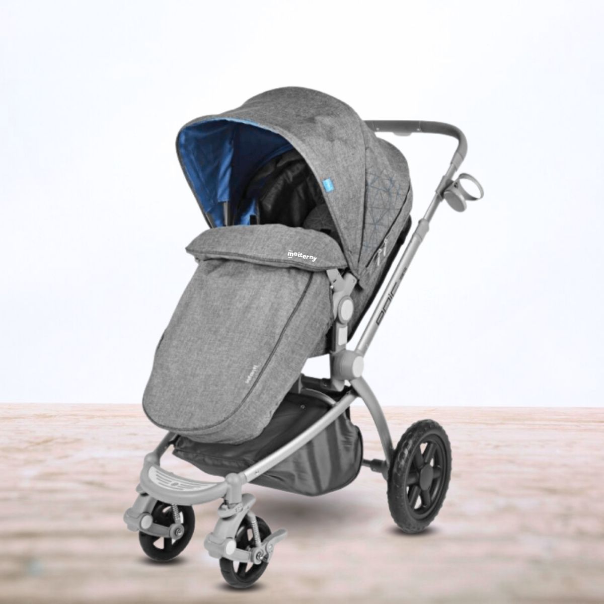 INFANTI - Coche Cuna 4 en1 Para Bebé Travel System«EPIC 3G« Light Blue