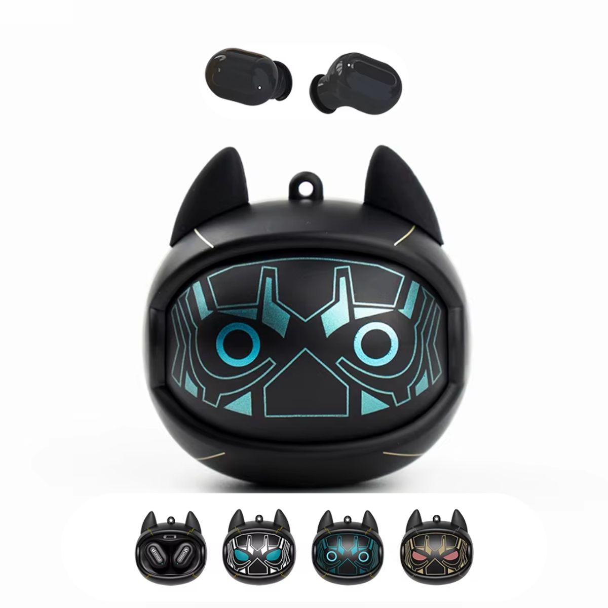 GENERICO - Audífonos Face Change Diseño Intercambiable TWS Negro