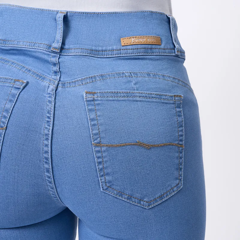 BRONCO - JEAN SALLY DENIM STRECH - SKY