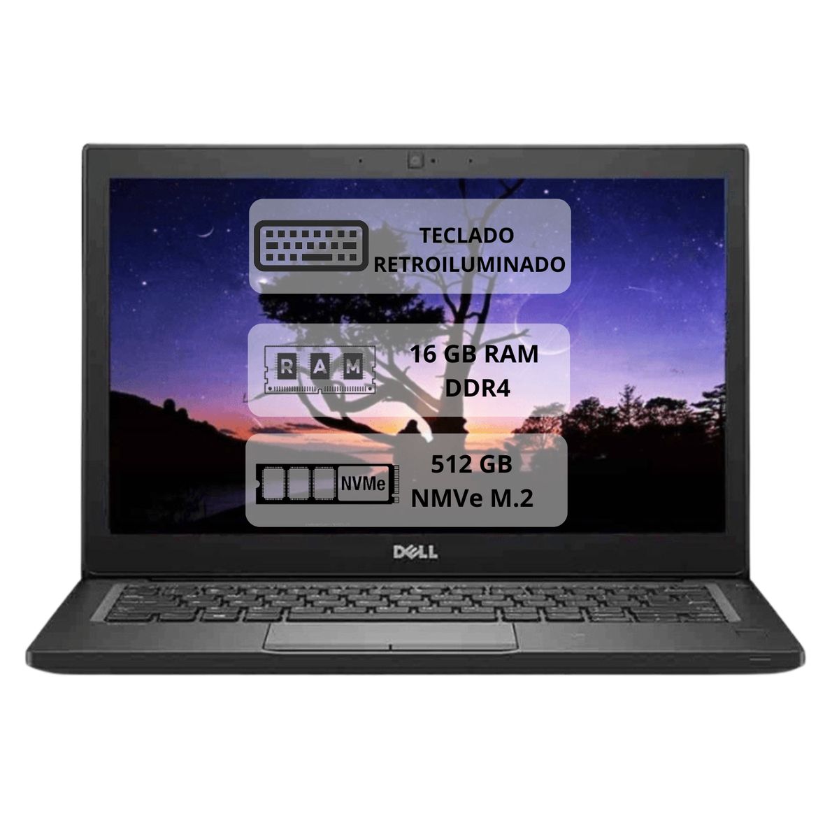 DELL - Laptop DELL Core i5 7ma - 16GB RAM DDR4 - 512GB M2 NVMe + Regalos