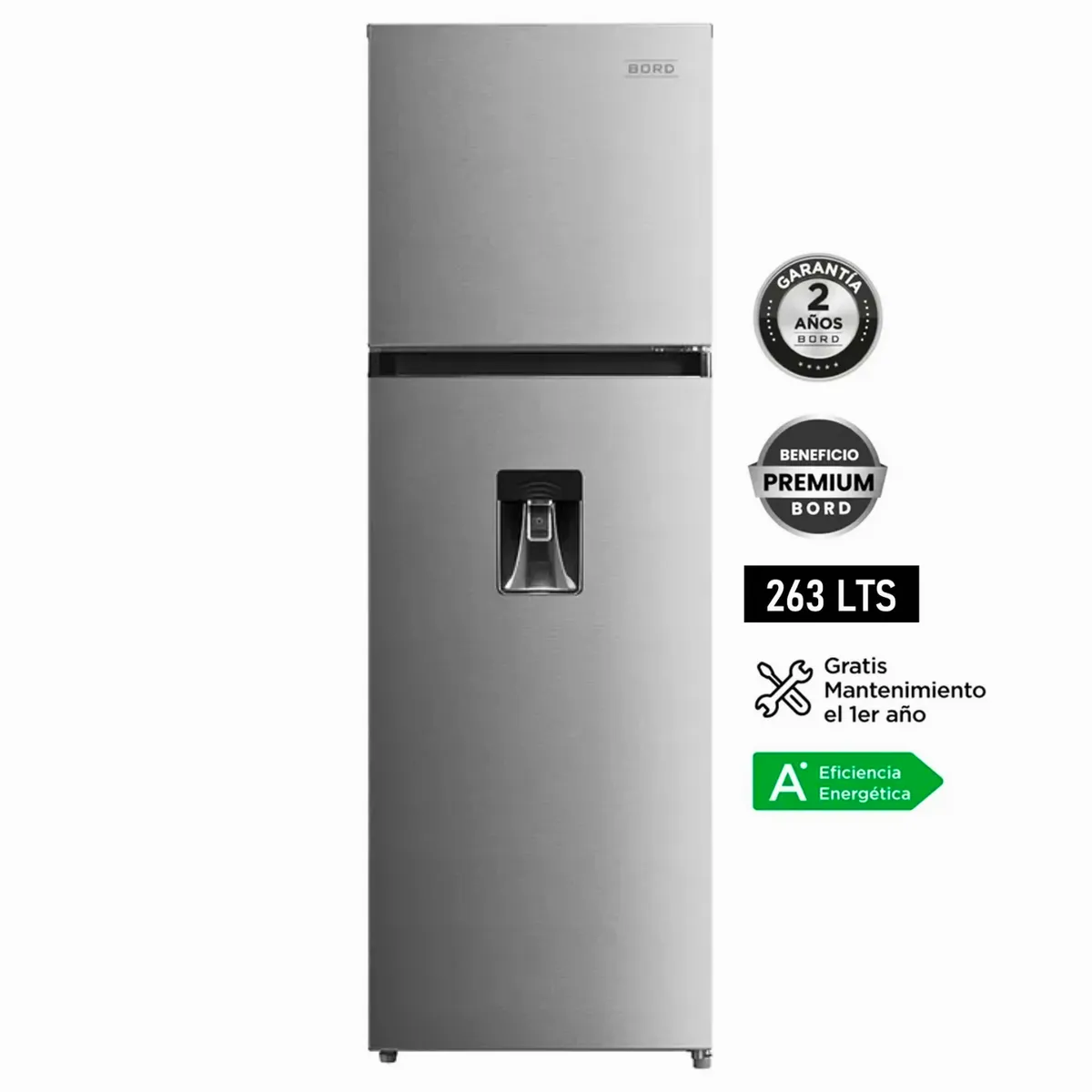 BORD - Refrigeradora Bord Inverter 263L REINV263NFSD-M