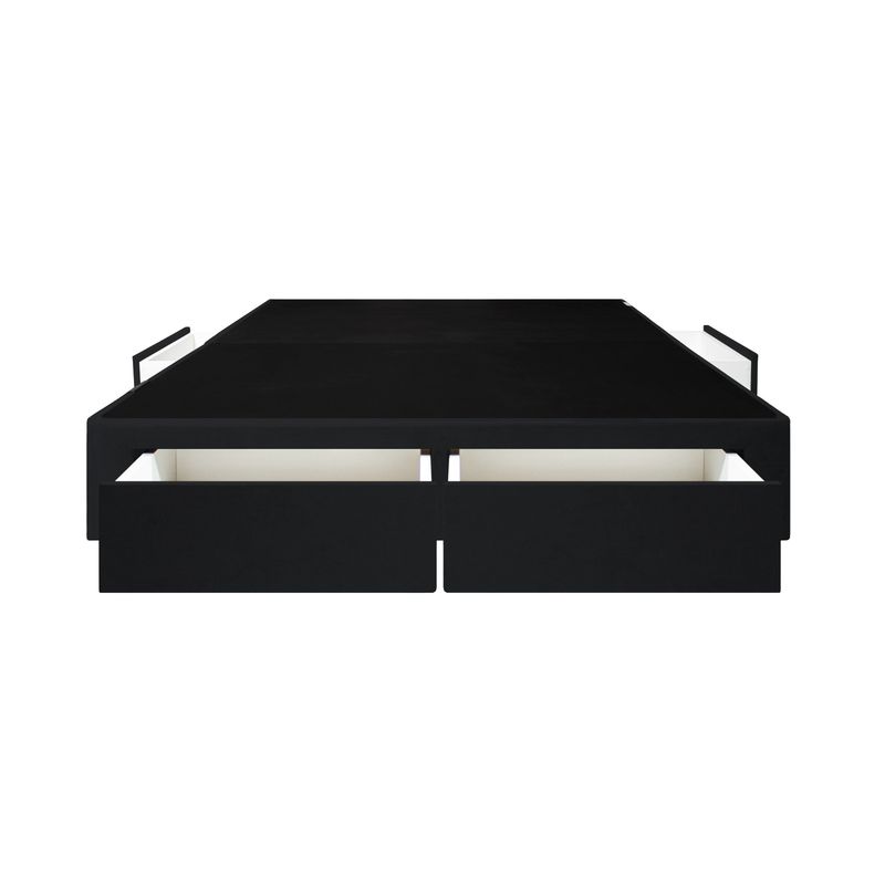 BARAKA HOME - Base de Cama Wels 4 Cajones 1.5 Plz 2P - Negro