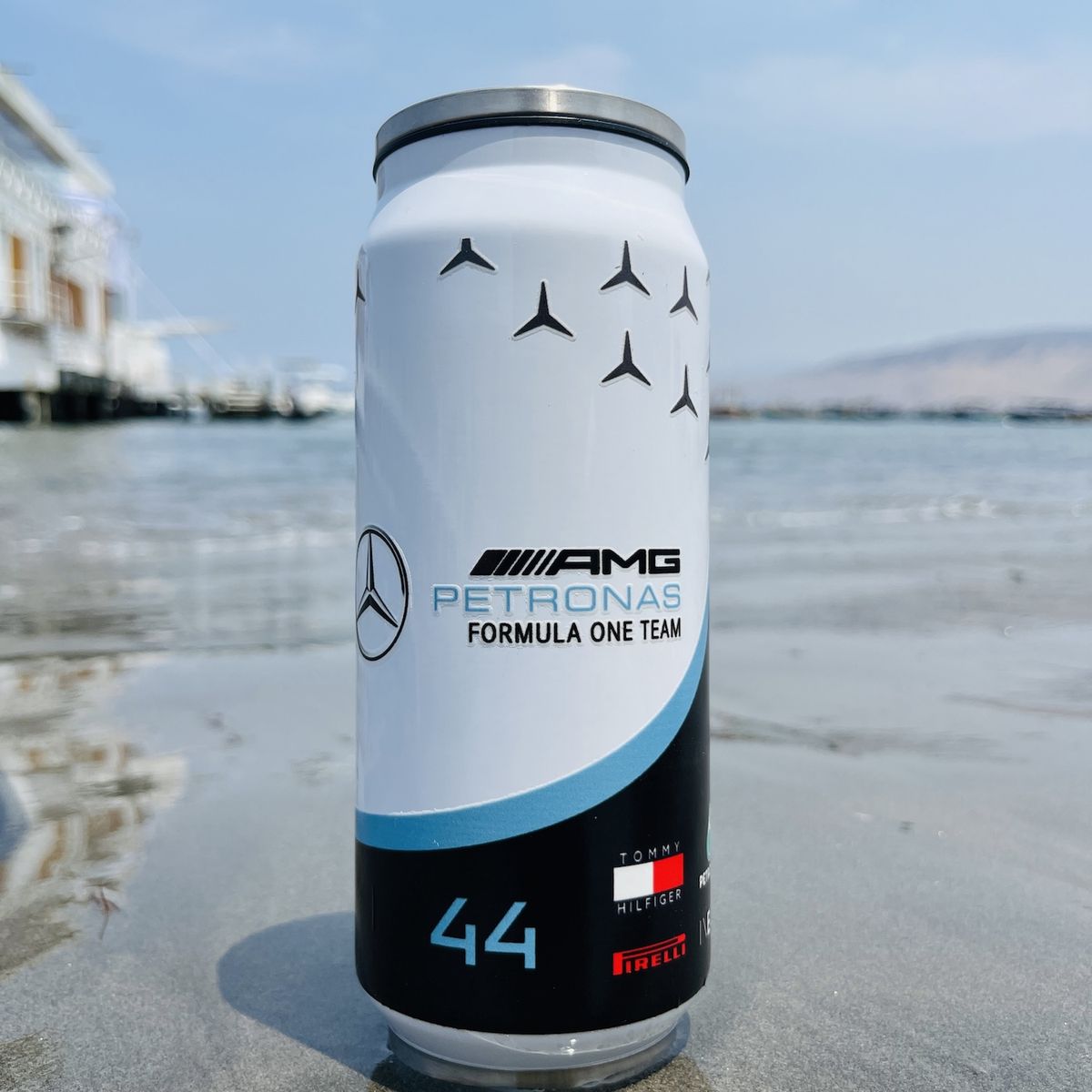 GENERICO - Termo Mercedes Benz Tomatodo Formula 1 Lata Hamilton 500ml