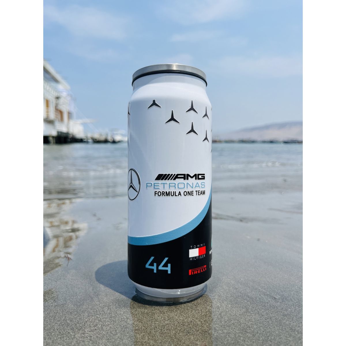 GENERICO - Termo Mercedes Benz Tomatodo Formula 1 Lata Hamilton 500ml