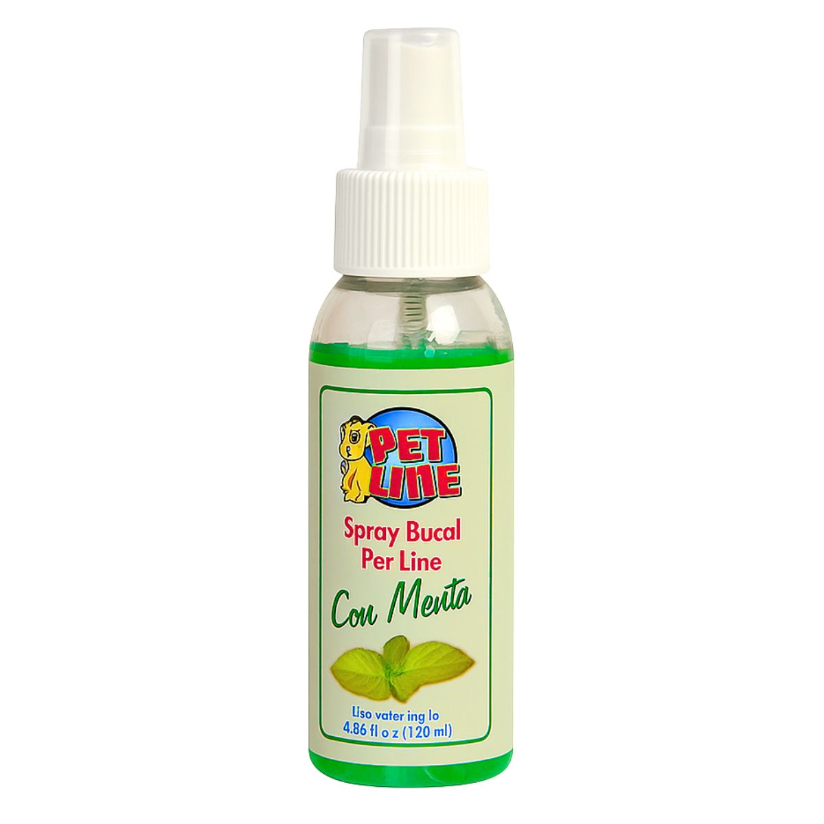 GENERICO - Spray Bucal Con Menta Para Mascotas 120 ml - PETLINE