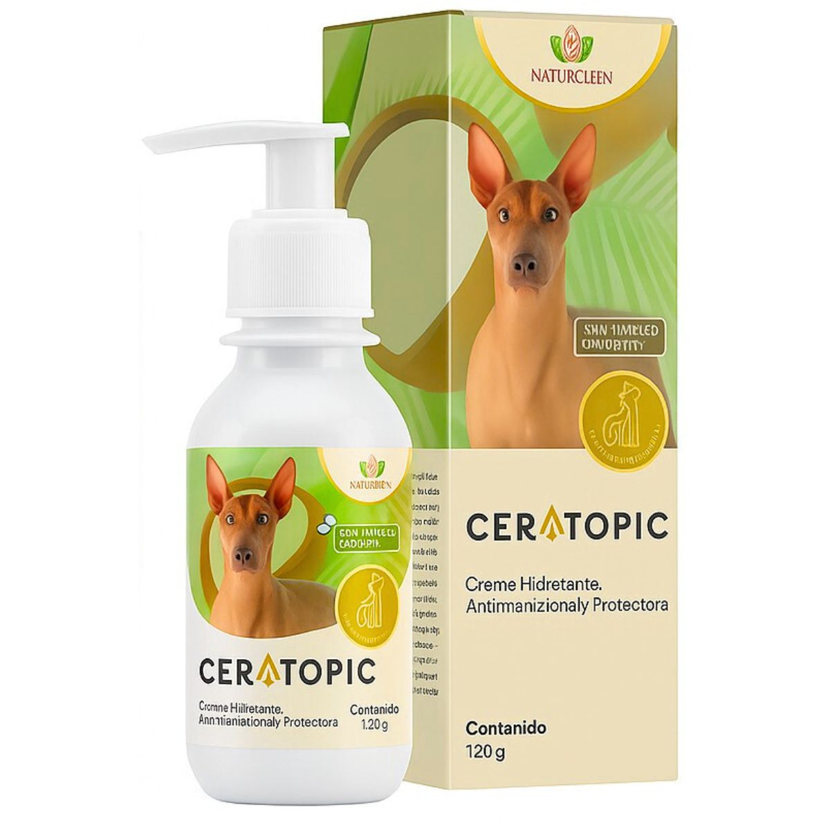 GENERICO - CeraTopic Crema Hidratante Para Mascotas 120 gr - NATURCIEN