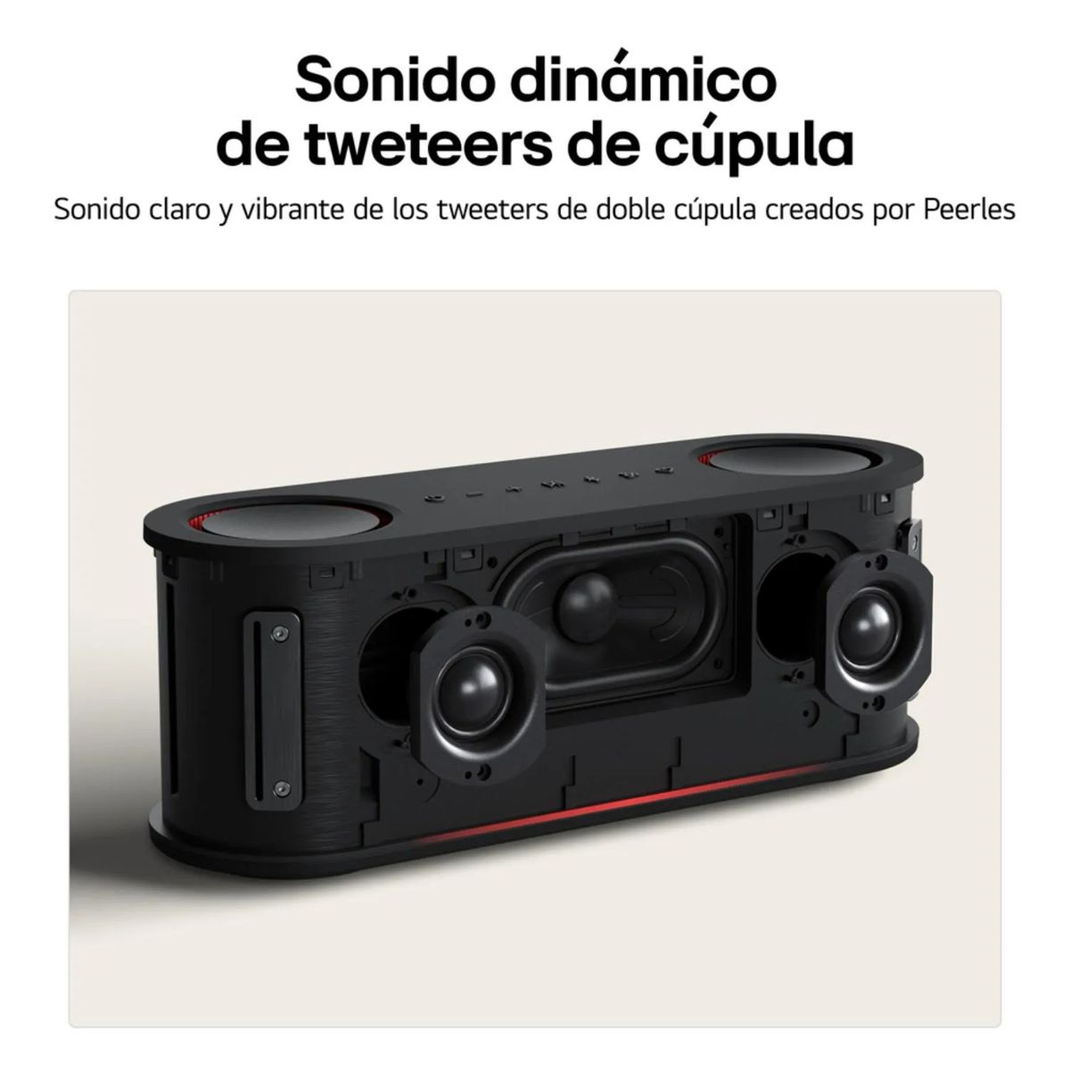 LG - Parlante Bluetooth LG XBOOM Bounce 40W Certifición Militar Ip67 2025