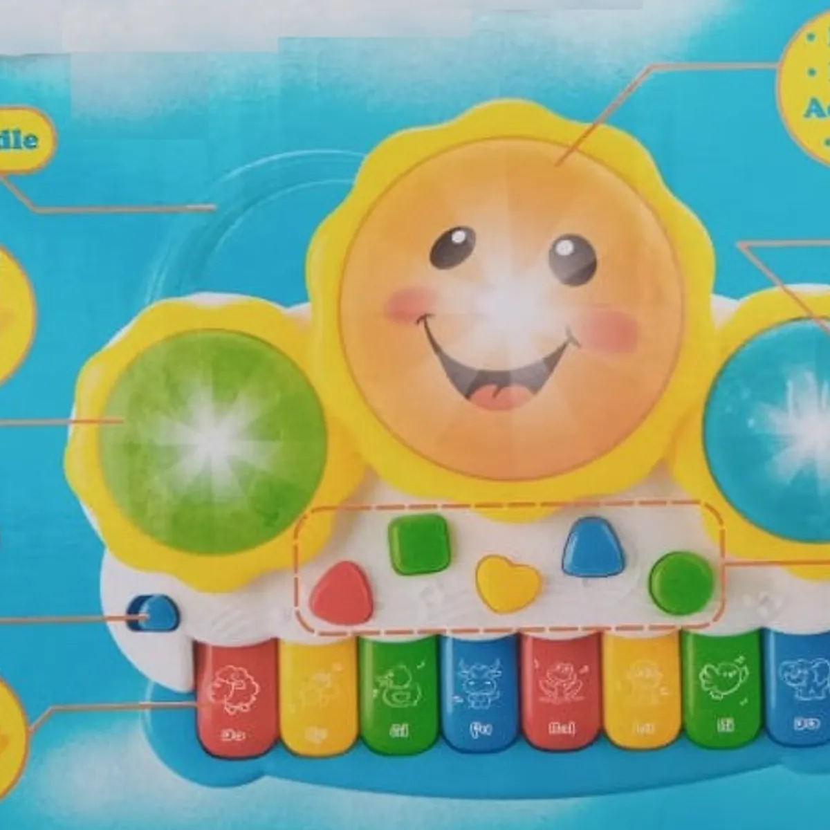 GENERICO - Piano musical de estimulación - tambor