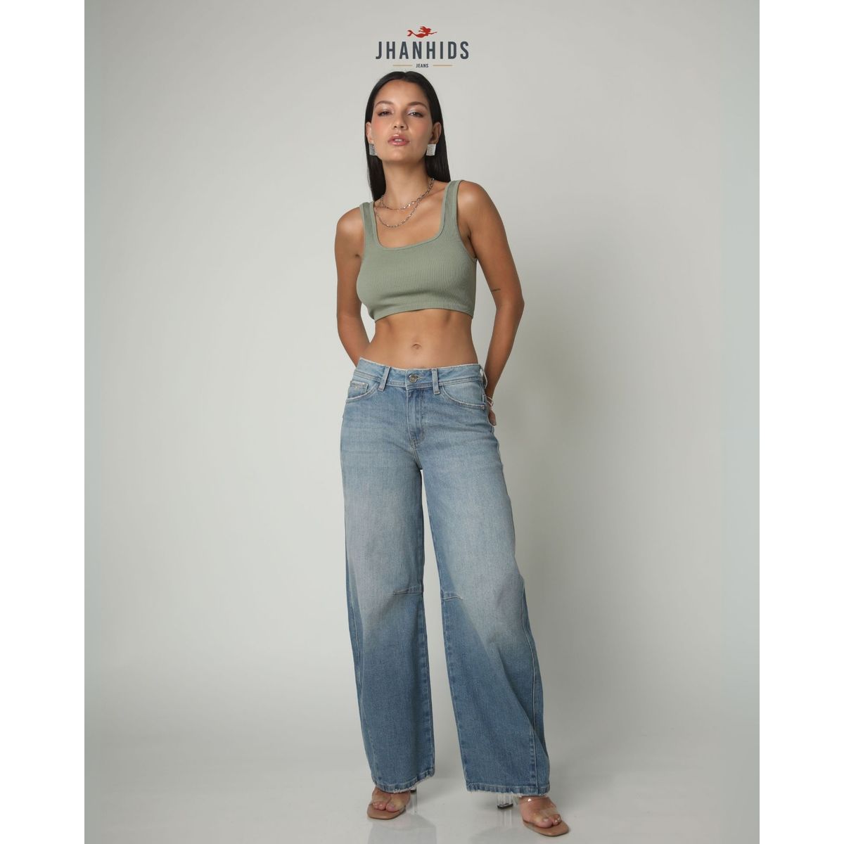 JHAN HIDS - Pantalon Balloon Denim Elide