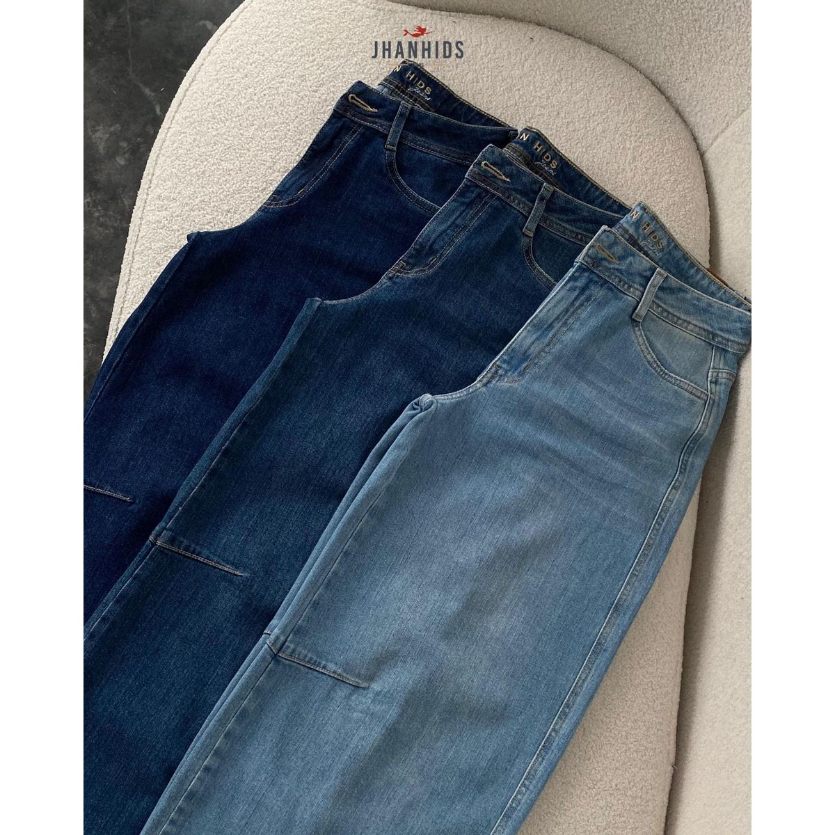 JHAN HIDS - Pantalon Balloon Denim Elide