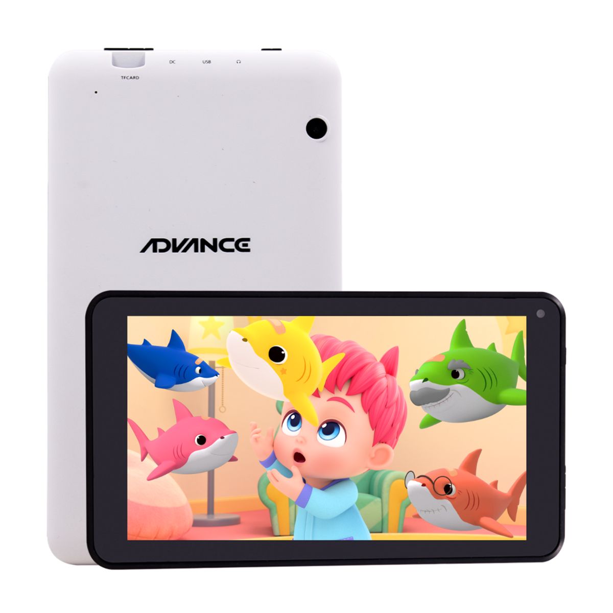 ADVANCE - TABLET PARA NIÑOS ADVANCE PRIME WIFI 7 PULGADAS 2GB RAM 32GB ROM - TR6965 + CASE ALIEN ROJO