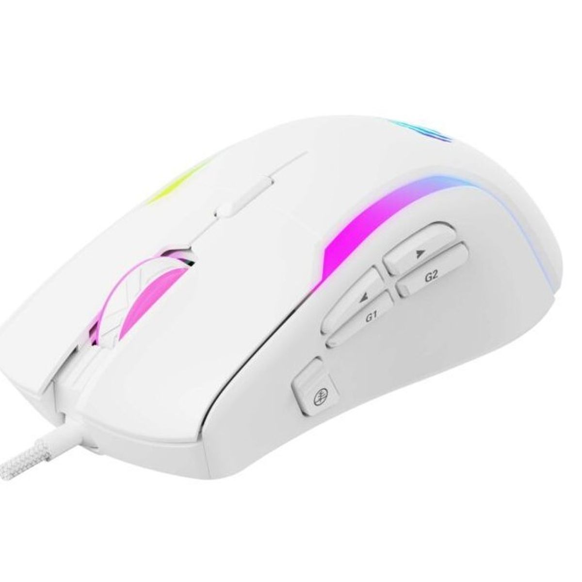 HAVIT - MOUSE GAMING HAVIT MS1033, RGB, 8,000 DPI BLANCO