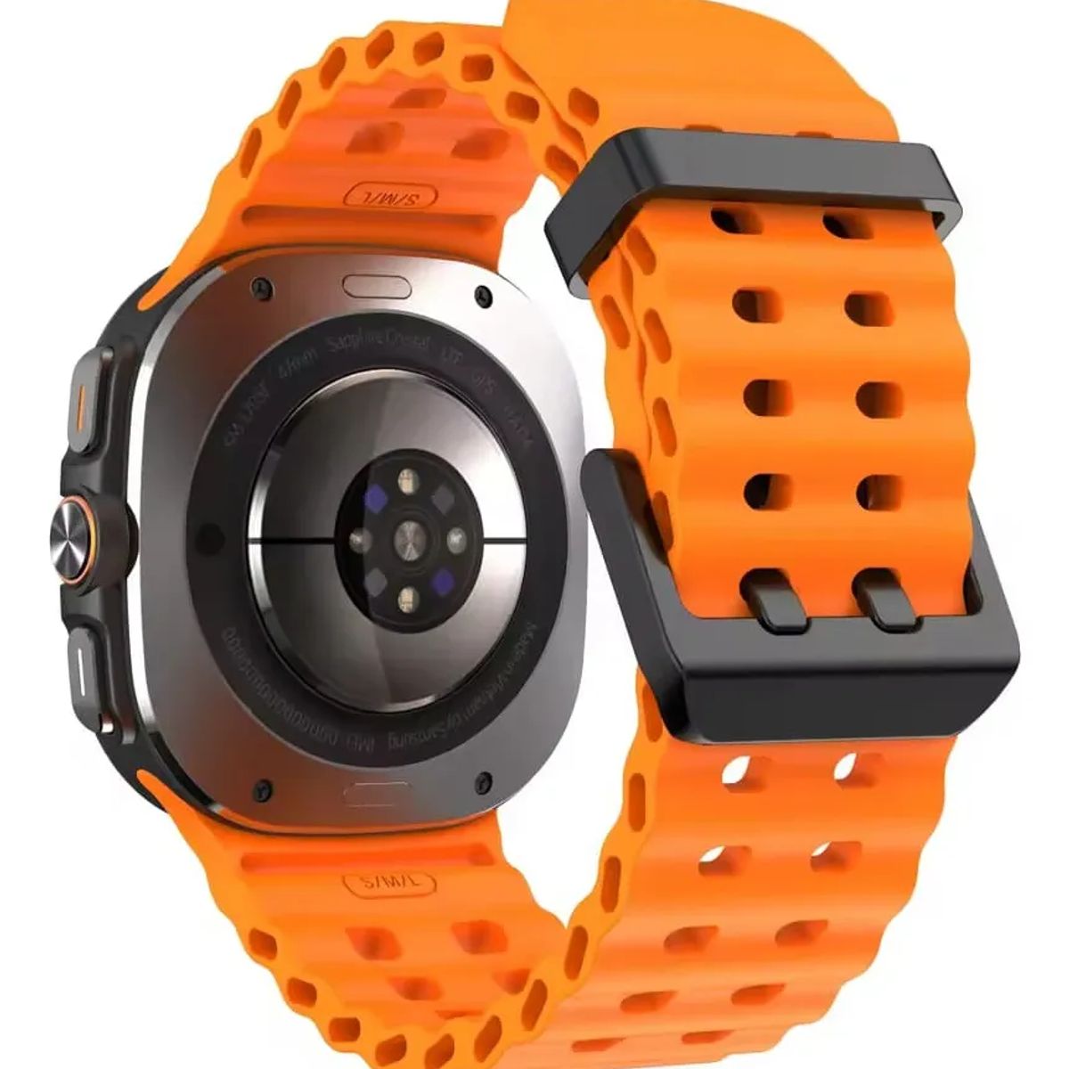 GENERICO - CORREA DE SILICONA PARA SAMSUNG GALAXY WATCH ULTRA 47MM NARANJA