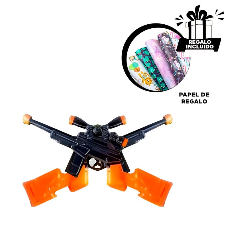 GENERICO - Arma de Juguete con Mascara y Armamento Y+Papel de Regalo