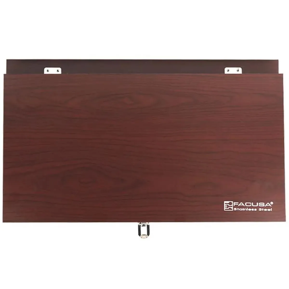 FACUSA - Set de Cubiertos Modelo Luna x42 piezas + Estuche Marrón- FACUSA