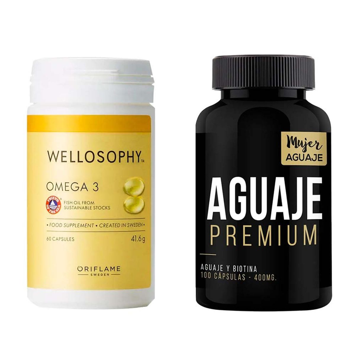 MUJER AGUAJE - Omega 3 + Aguaje Premium Cápsulas Mujer Aguaje