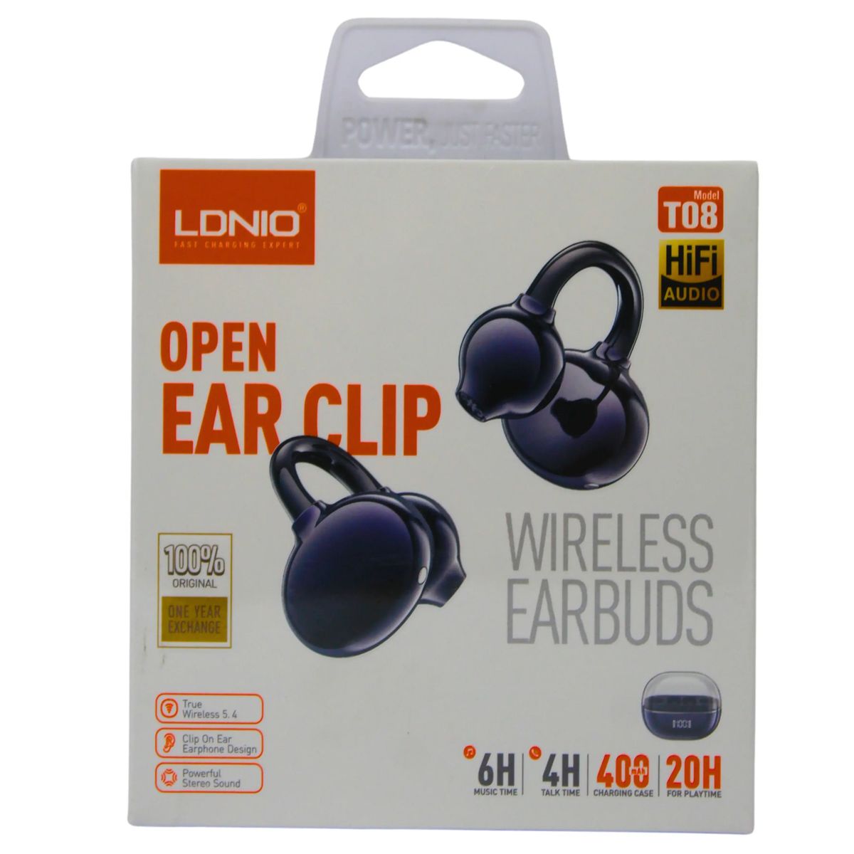 LDNIO - Audifonos Bluetooth Con Clip Hi-fi Ldnio T08 - Azul