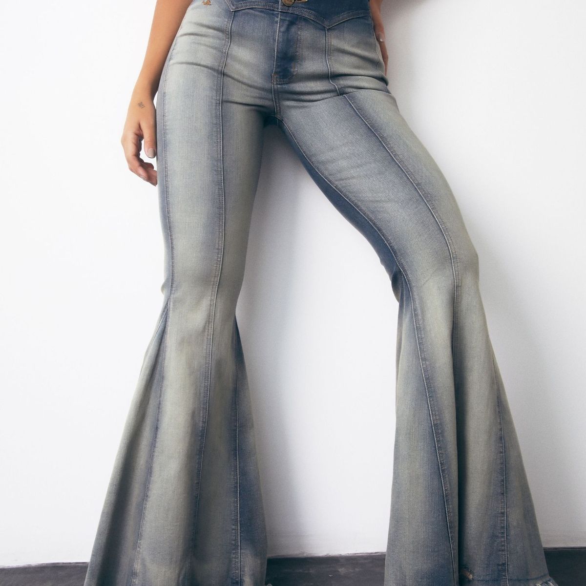 JHAN HIDS - Pantalon Flare Denim Yanis