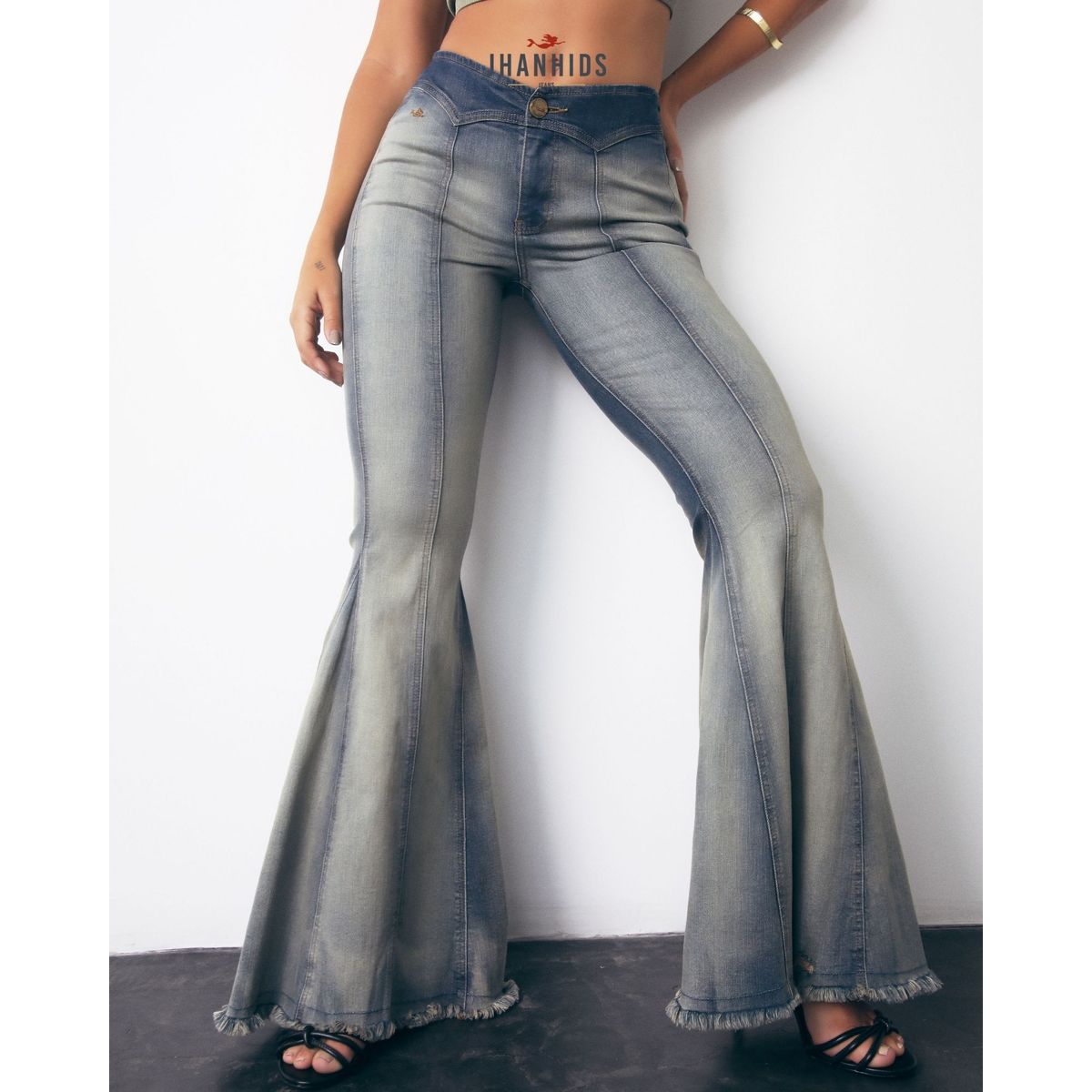 JHAN HIDS - Pantalon Flare Denim Yanis