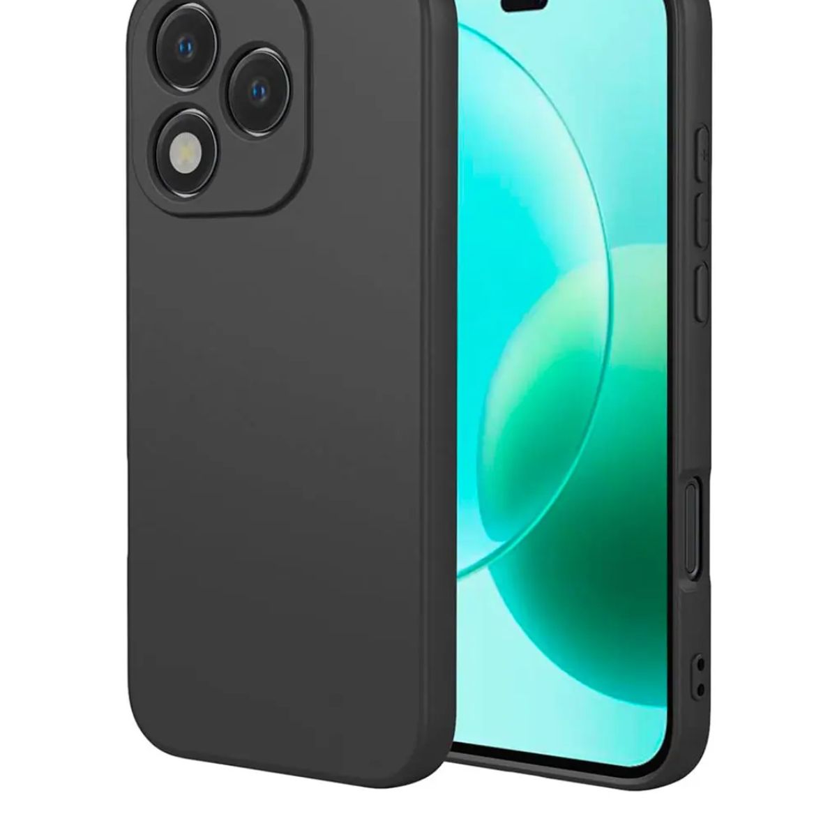 CASE - CASE SILICONA PARA HONOR 400 LITE - NEGRO