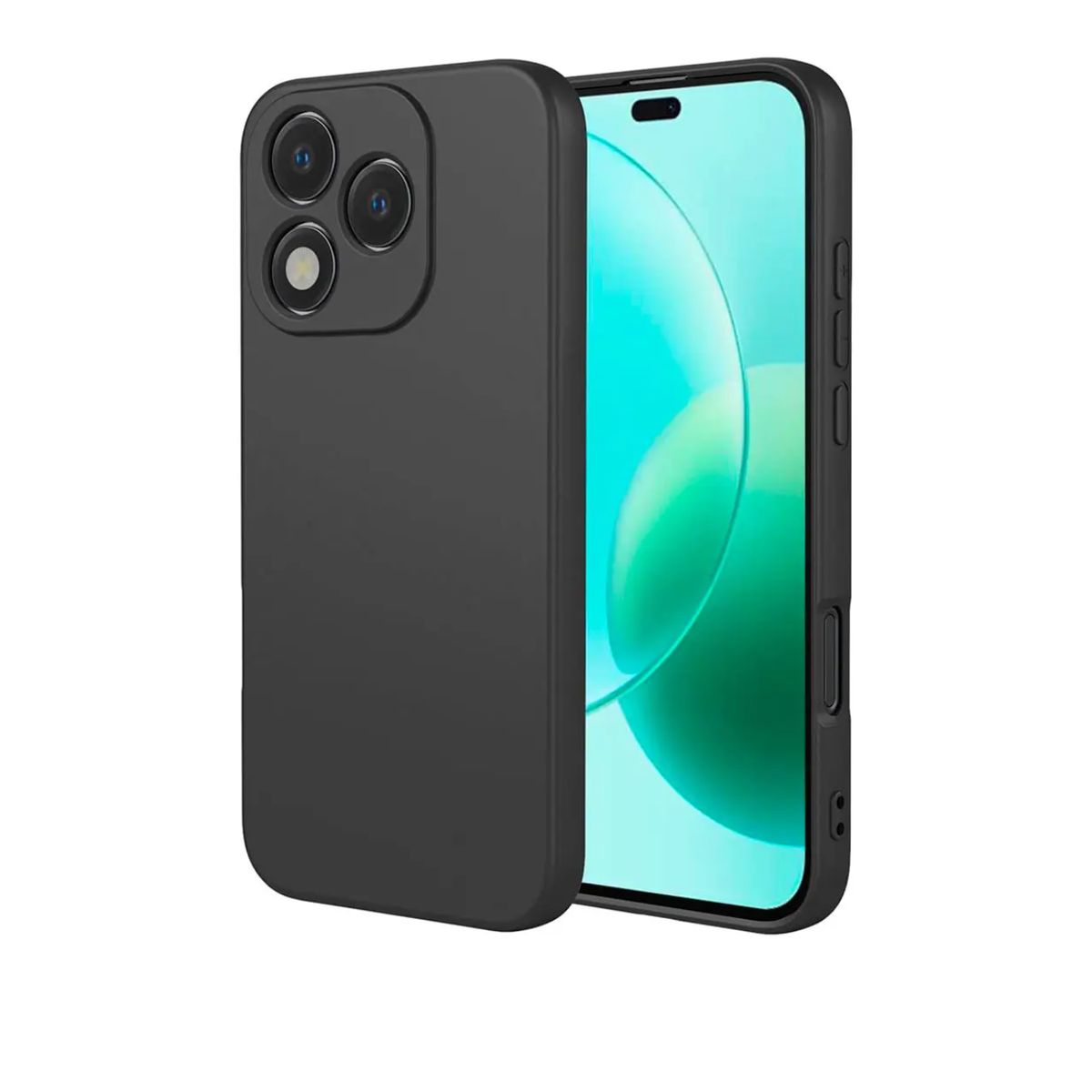 CASE - CASE SILICONA PARA HONOR 400 LITE - NEGRO
