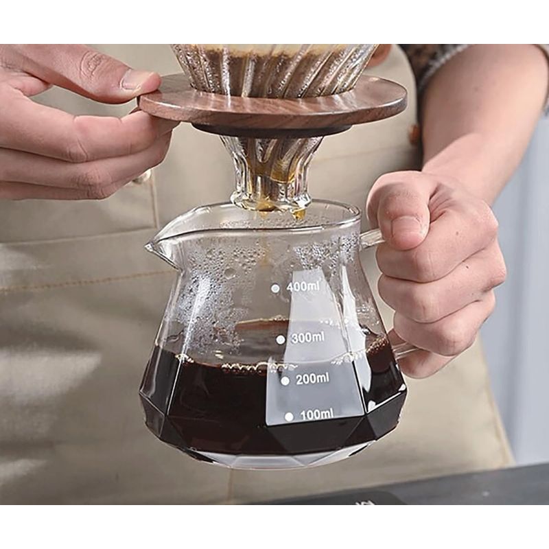 GENERICO - Jarra de café de vidrio 400 ml