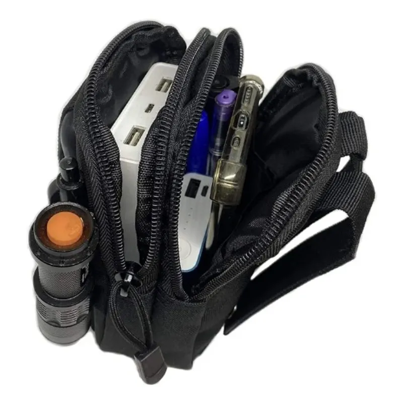 GENERICO - Morral Bolso Militar Táctico Molle Clip De Cinturón