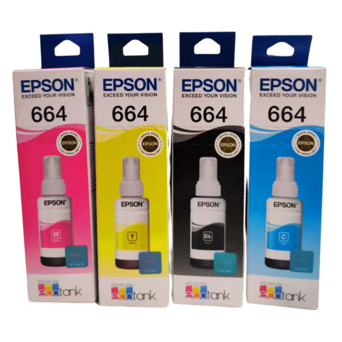 GENERICO - Tinta Epson T664 - Cyan magenta amarillo y negro