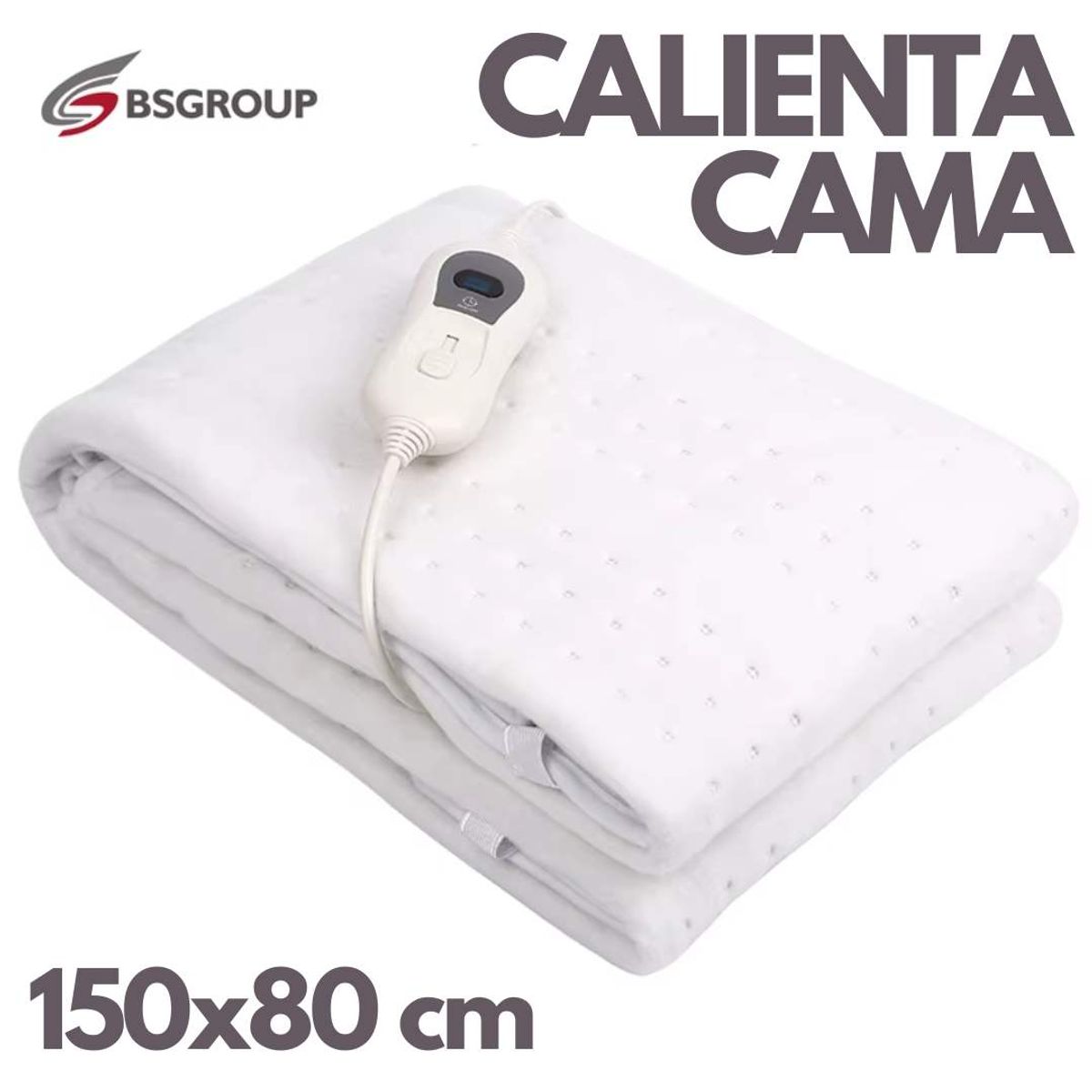 CHECA GOODS - Calientacamas Eléctrico con control de temperatura 150x80cm