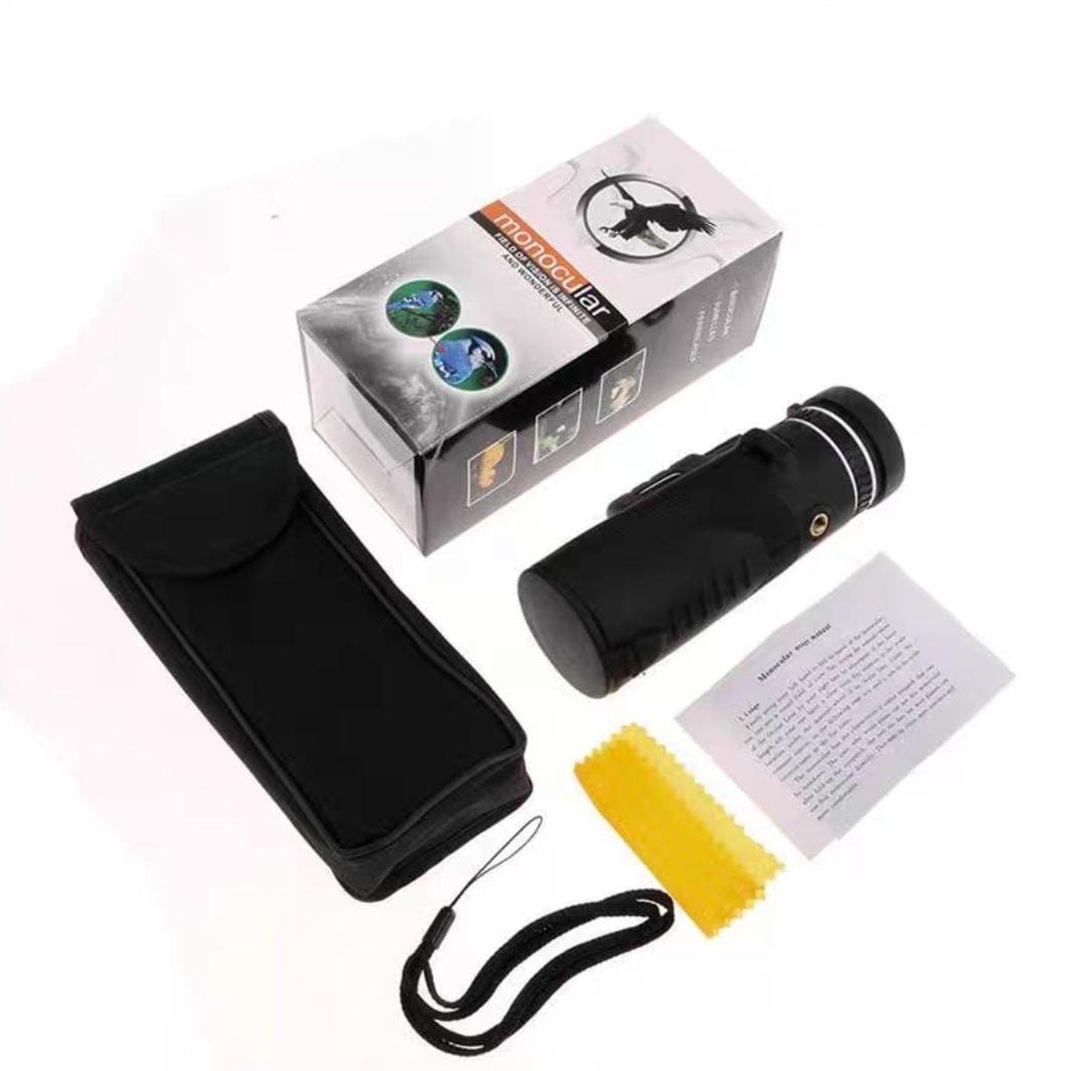 GENERICO - Telescopio monocular óptico de alta potencia con zoom 