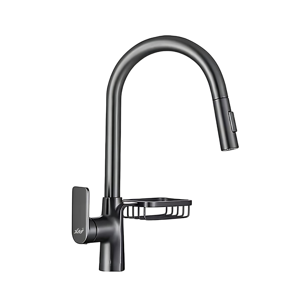 GENERICO - Mezcladora de Cocina en Acero Inoxidable con Acabado Plomo