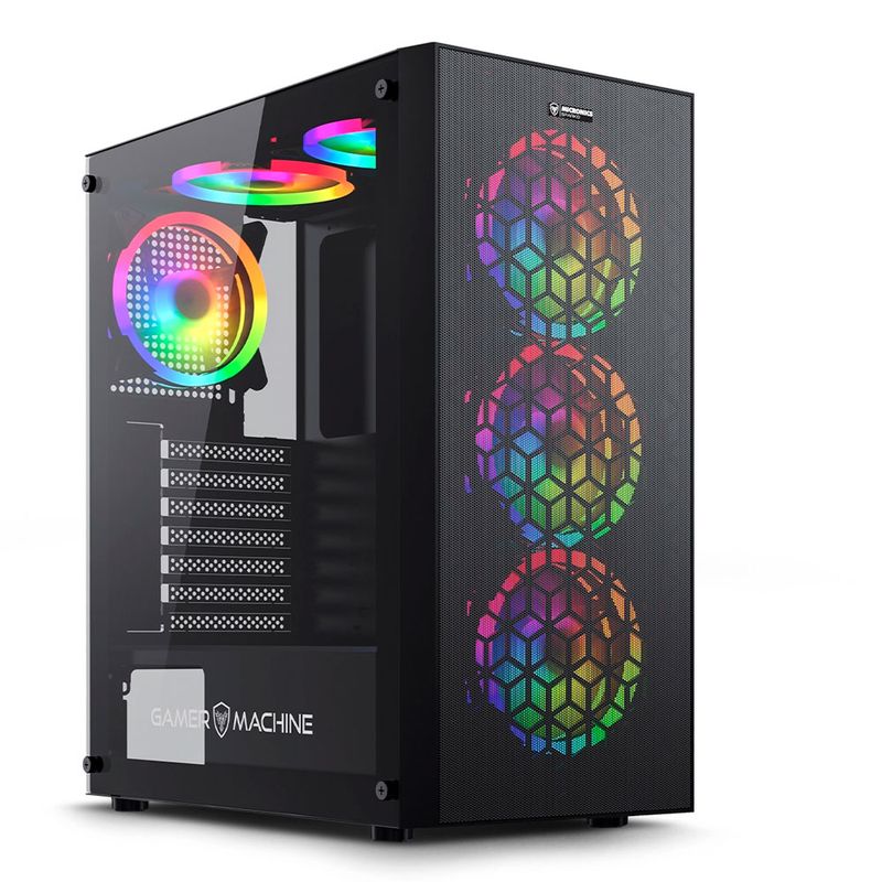 MICRONICS - SPARKO MIC GC705 GABINETE GAMER 6FAN ARGB USB30 MICRONICS