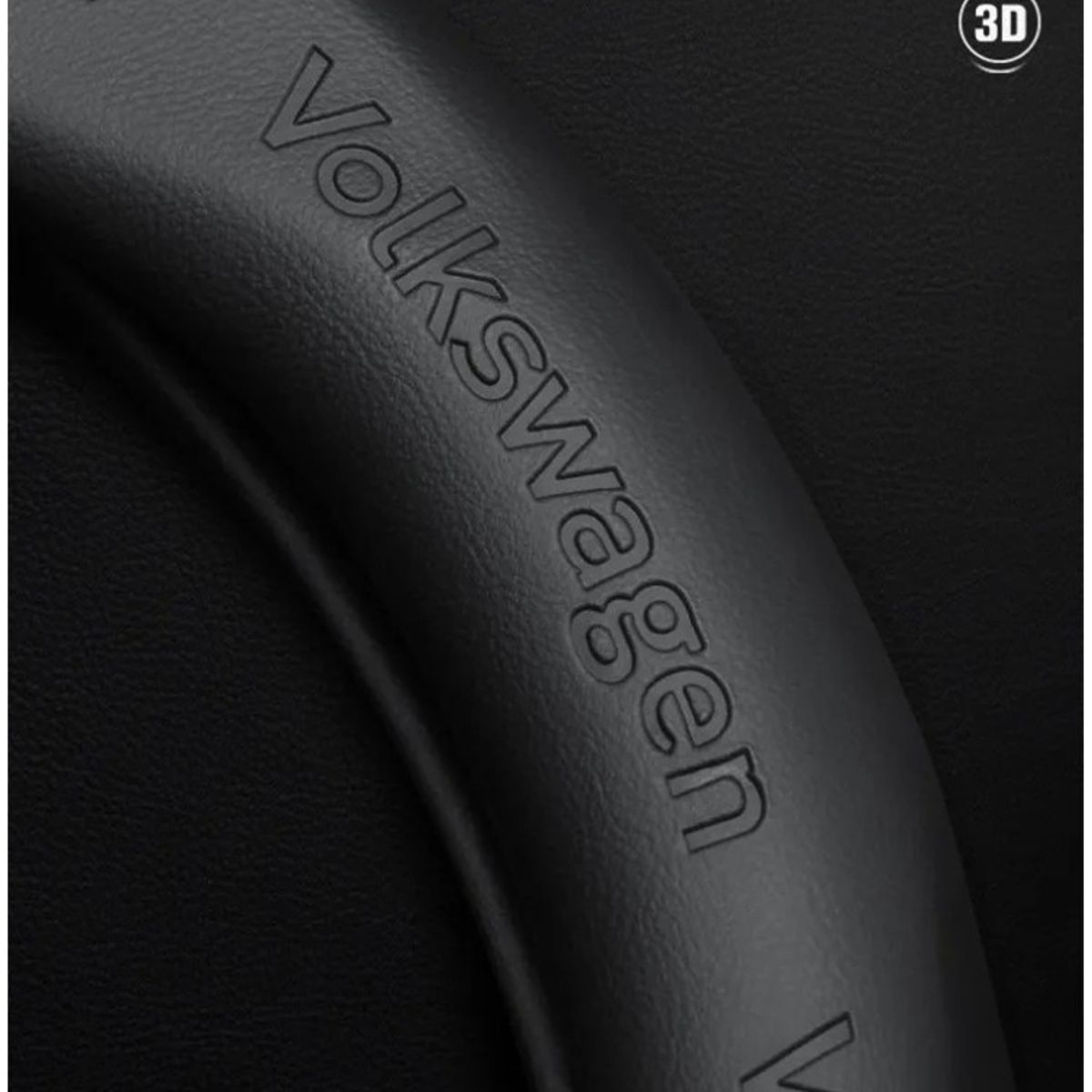 GENERICO - Funda De Volante De Fibra De Carbono Para Volkswagen