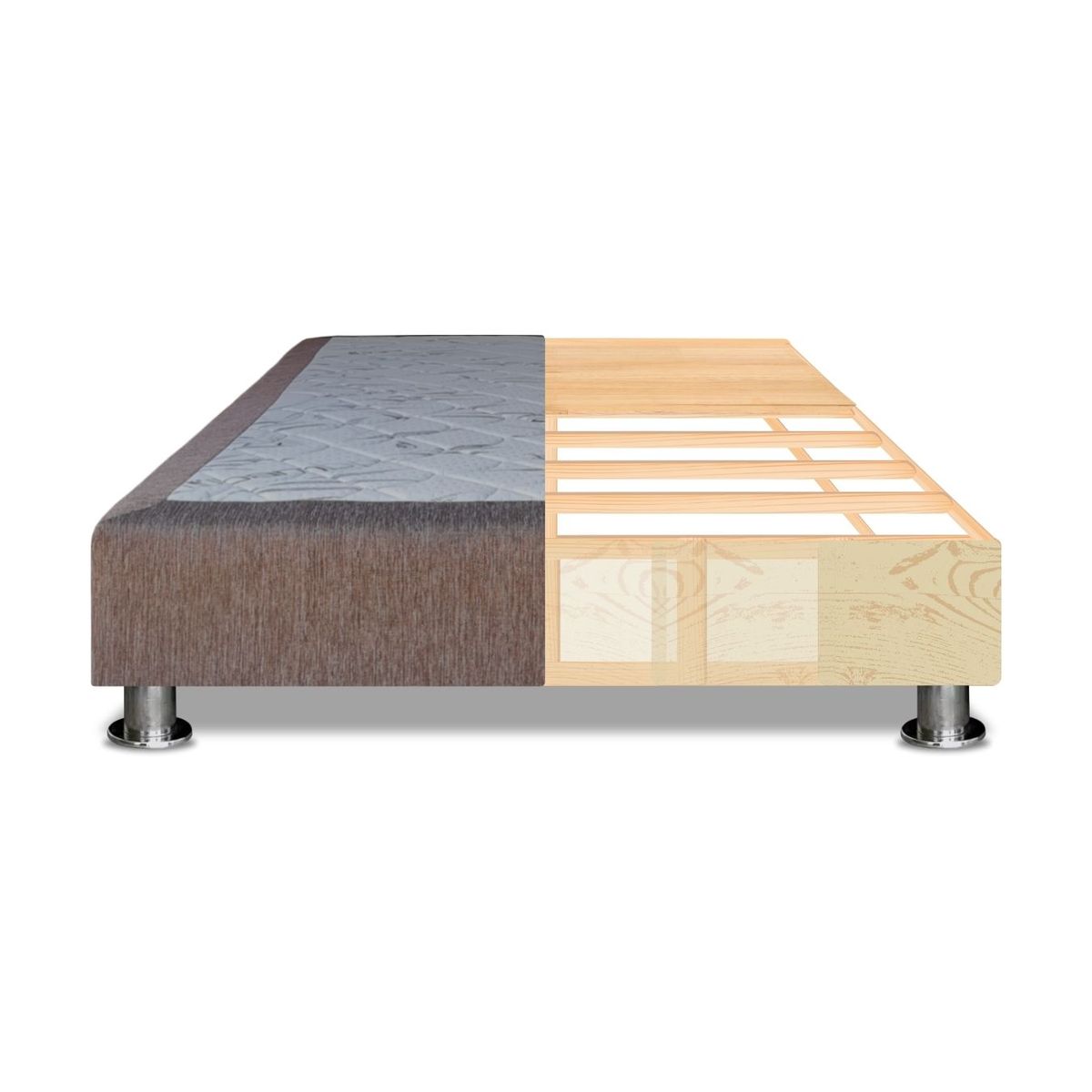 PAUZA - BASE BOX TARIMA PAUZA KING AZUL