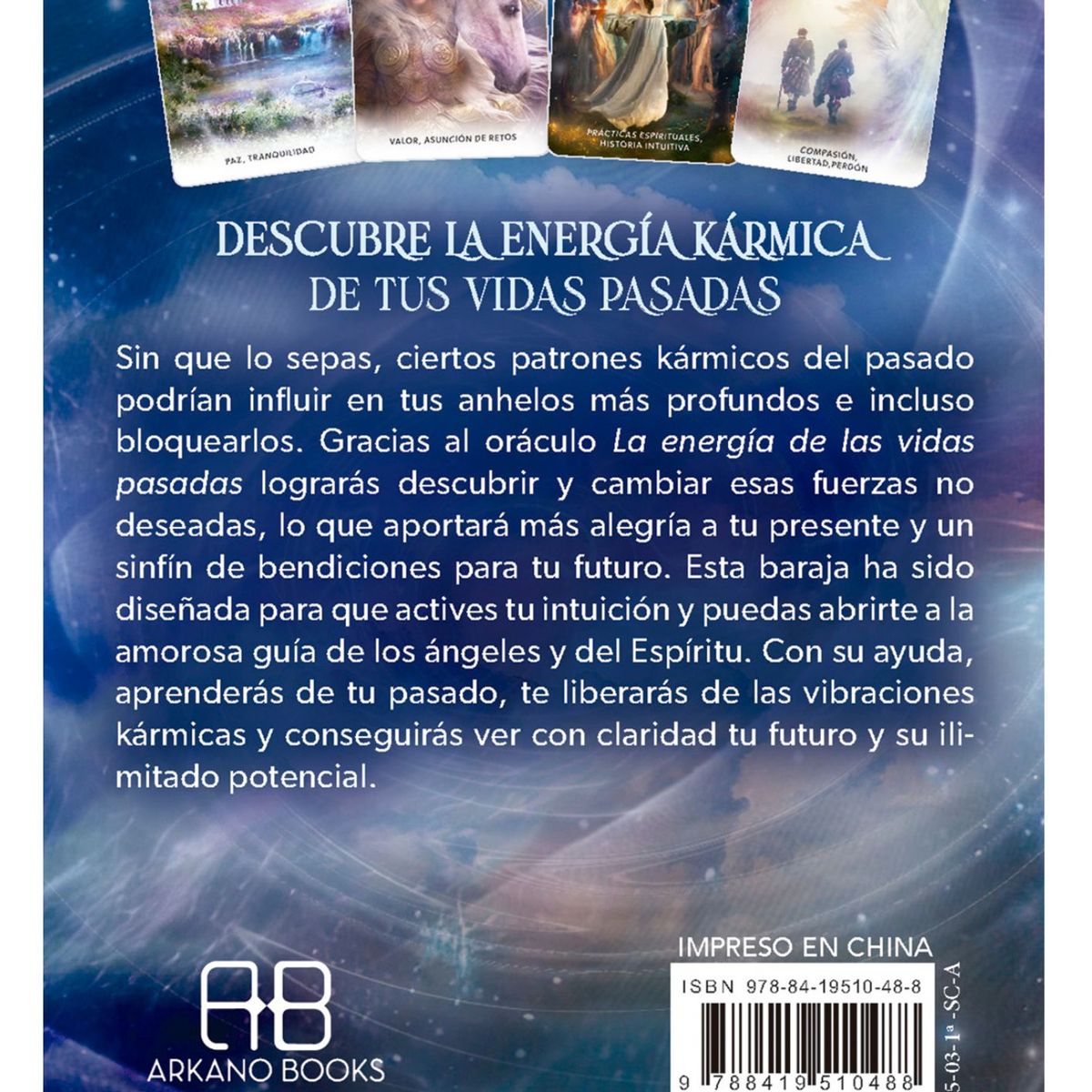 GENERICO - La energía de las vidas pasadas. Oráculo 44 cartas y libro guía