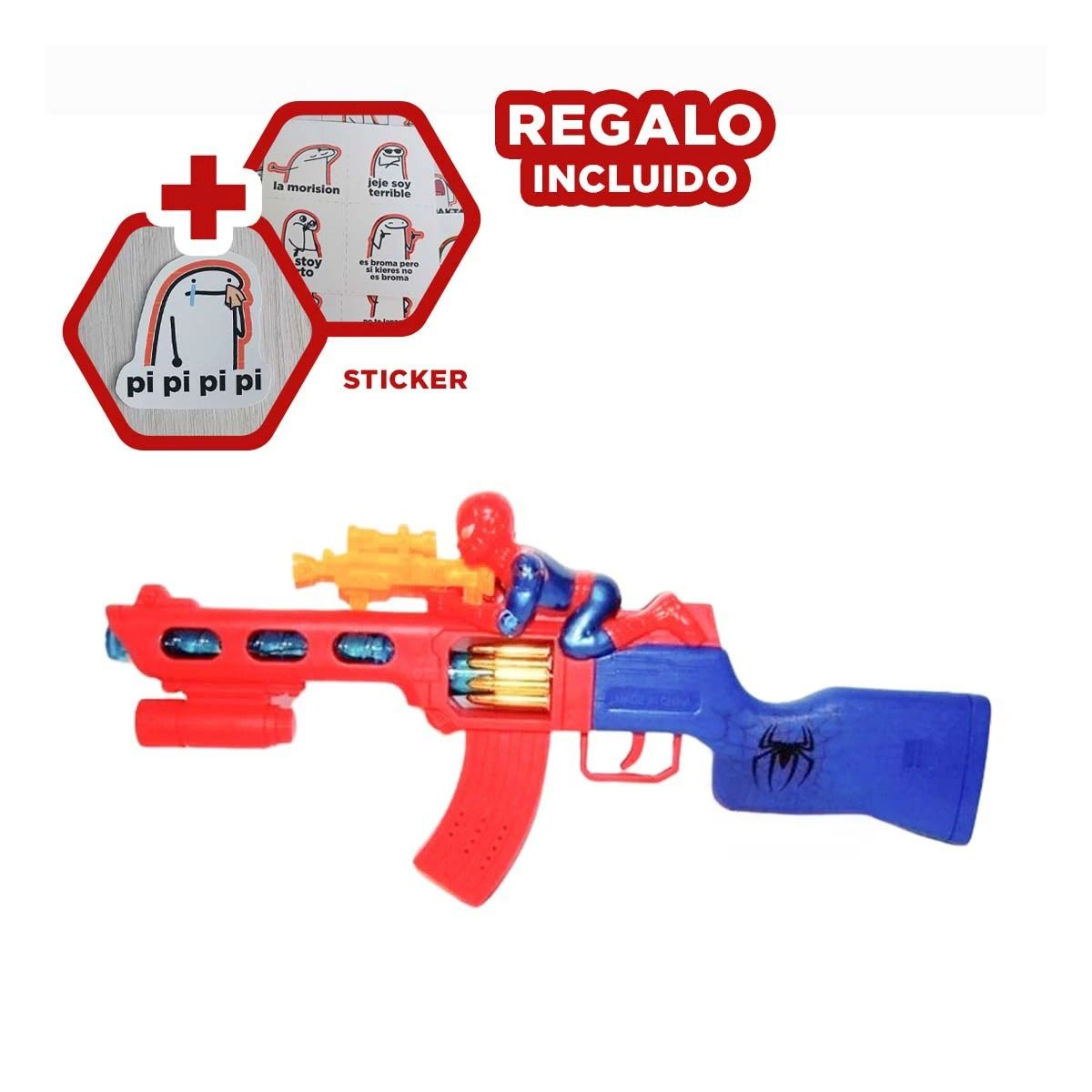 RYBIU IMPORT - Pistola Compacta y Moderna para Niños Y+Regalo Stickers