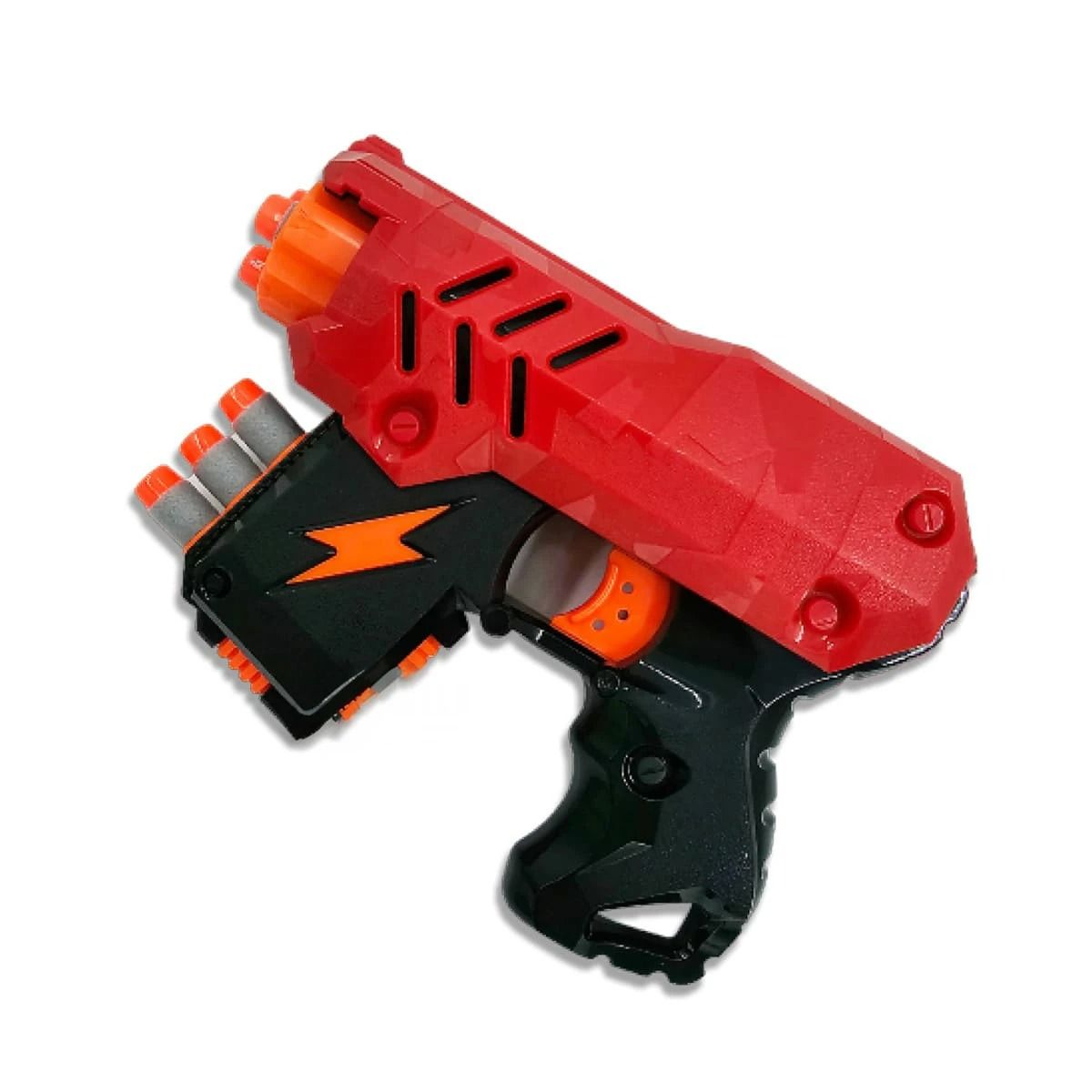 RYBIU IMPORT - Apuntador de Juguete Tumba Latas con Dardos Color Rojo