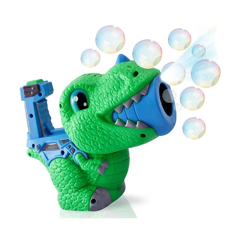 RYBIU IMPORT - Pistola de Burbujas de Dinosaurio Pequeno en Verde