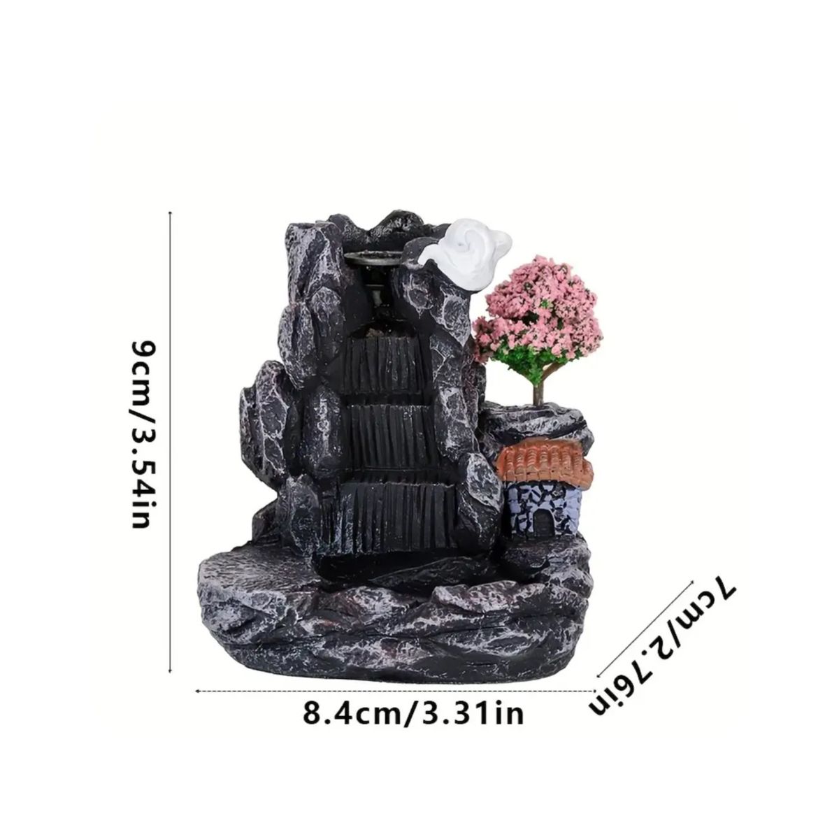 GENERICO - Quemador Incienso Mod Cascada - Bruma Encantada