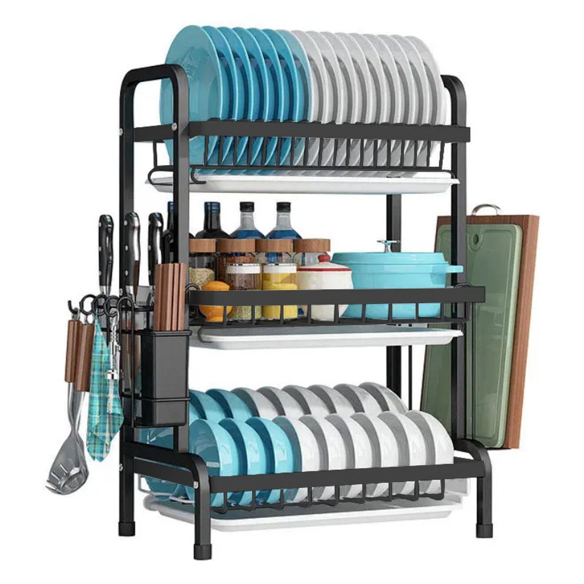 GENERICO - Escurridor de platos de 3 niveles