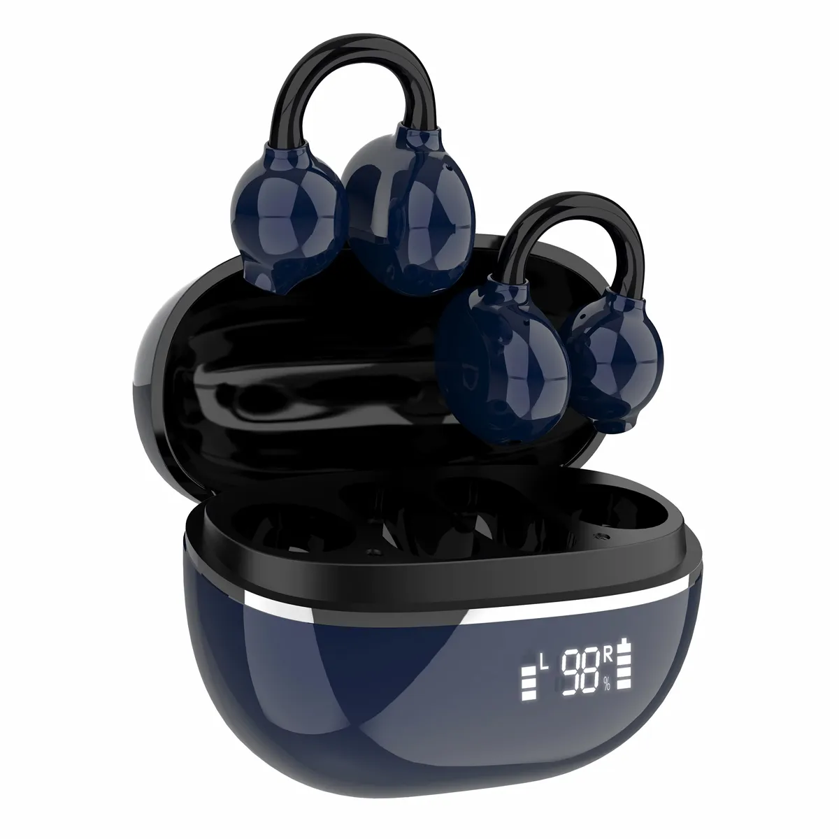 LDNIO - Audifonos Bluetooth Con Clip Hi-fi Ldnio T09 - Azul Oscuro