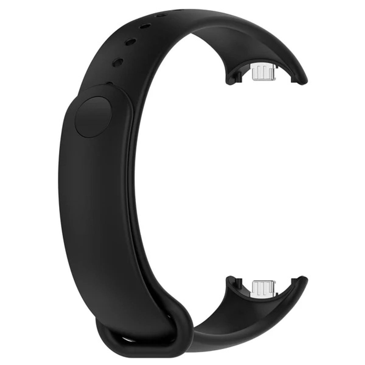 GENERICO - CORREA DE SILICON PARA XIAOMI MI BAND 10 NEGRO