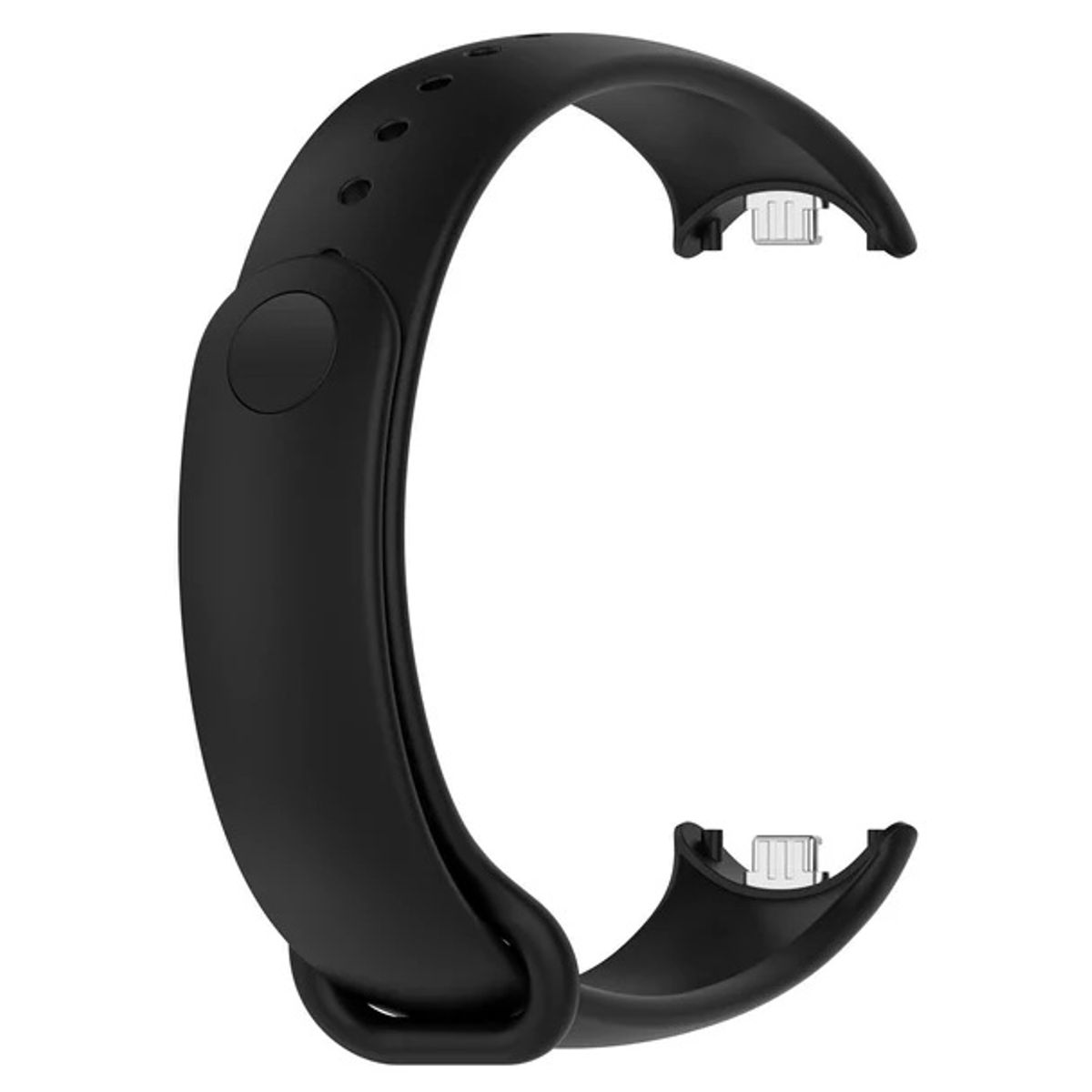 GENERICO - CORREA DE SILICON PARA XIAOMI MI BAND 10 NEGRO