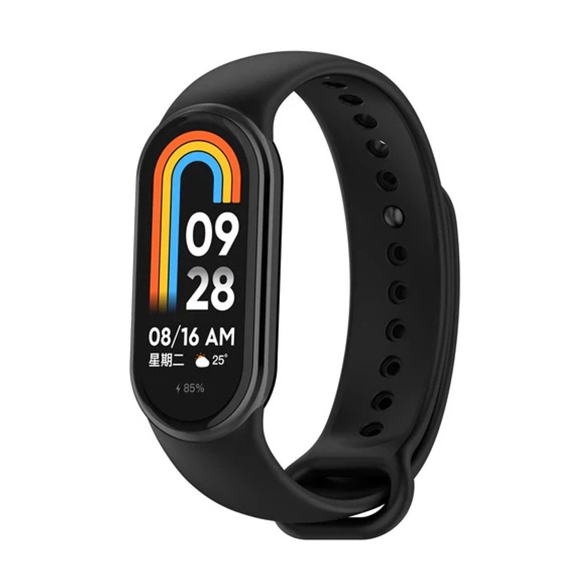 GENERICO - CORREA DE SILICON PARA XIAOMI MI BAND 10 NEGRO
