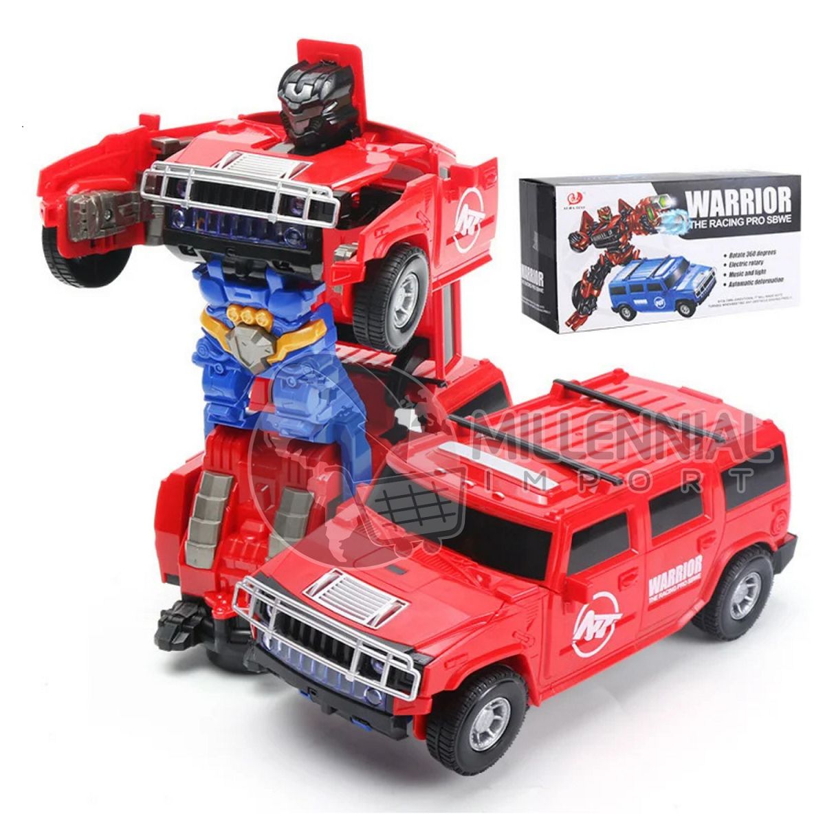 GENERICO - Carro Robot Transformable 2 en 1 para Niños