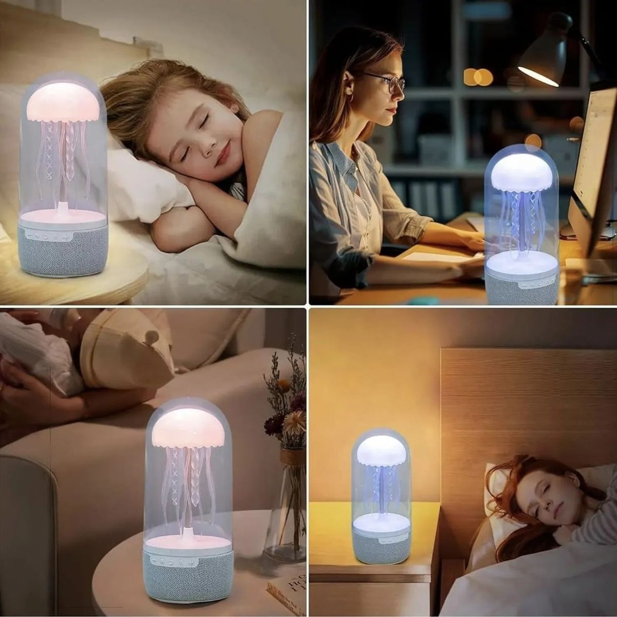 OEM - Parlante Lámpara de Medusa Bluetooth