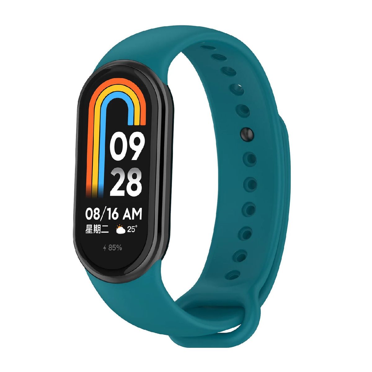GENERICO - CORREA DE SILICON PARA XIAOMI MI BAND 10 TURQUESA